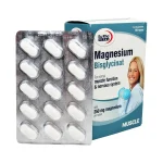 قرص منیزیم بیس گلایسینات یوروویتال - 60 عدد - Image 3